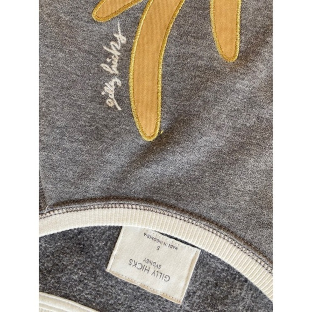 Gilly Hicks Sydney Koala Antler Graphic Crewneck Sweatshirt Charcoal Gray Size S - Picture 4 of 12